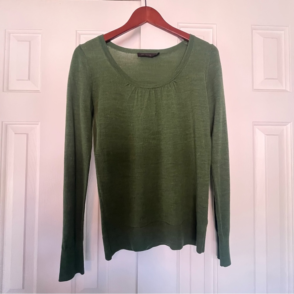 The Limited Green light wool sweater